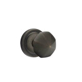 Emtek - Dummy, No.12 Rosette, Bronze Octagon Knob, MB - Medium Bronze Patina