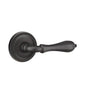 Emtek - Privacy, No.12 Rosette, Octagon Lever, LH, FB - Flat Black Bronze Patina