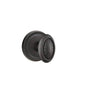 Emtek - Dummy, No.12 Rosette, Parma Knob, FB - Flat Black Bronze Patina