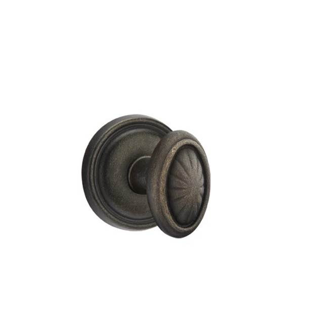 Emtek - Privacy, No.12 Rosette, Parma Knob, MB - Medium Bronze Patina