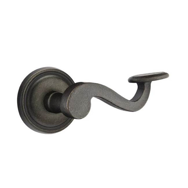 Emtek - Passage, No.12 Rosette, Padua Lever, RH, MB - Medium Bronze Patina