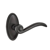 Emtek - Passage, No.14 Rosette, Medici Lever, RH, FB - Flat Black Bronze Patina