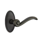 Emtek - Privacy, No.14 Rosette, Medici Lever, LH, MB - Medium Bronze Patina