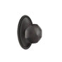 Emtek - Passage, No.14 Rosette, Bronze Octagon Knob, FB - Flat Black Bronze Patina