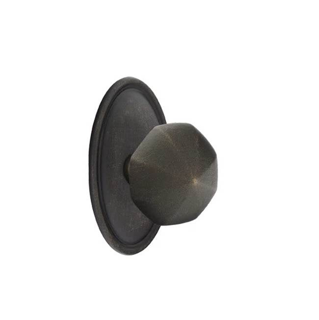 Emtek - Passage, No.14 Rosette, Bronze Octagon Knob, MB - Medium Bronze Patina