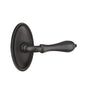 Emtek - Dummy, No.14 Rosette, Octagon Lever, FB - Flat Black Bronze Patina
