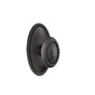 Emtek - Dummy, No.14 Rosette, Parma Knob, FB - Flat Black Bronze Patina