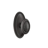 Emtek - Privacy, No.14 Rosette, Parma Knob, FB - Flat Black Bronze Patina