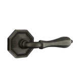 Emtek - Passage, No.15 Rosette, Octagon Lever, RH, MB - Medium Bronze Patina
