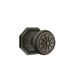 Emtek - Concealed, Privacy, No.15 Rosette, Petal Knob, MB - Medium Bronze Patina