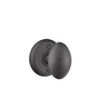 Emtek - Dummy, Wrought Steel No.2 Rosette, Savannah Knob, FBS - Flat Black Steel