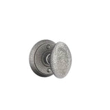 Emtek - Dummy, Wrought Steel No.2 Rosette, Savannah Knob, SWS - Satin Steel