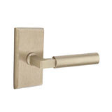 Emtek - Concealed, Privacy, No.3 Rosette, Bryce Lever, TWB - Tumbled White Bronze