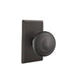 Emtek - Privacy, No.3 Rosette, Butte Knob, FB - Flat Black Bronze Patina