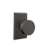 Emtek - Dummy, No.3 Rosette, Bronze Round Knob, FB - Flat Black Bronze Patina