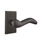 Emtek - Passage, No.3 Rosette, Cody Lever, RH, FB - Flat Black Bronze Patina