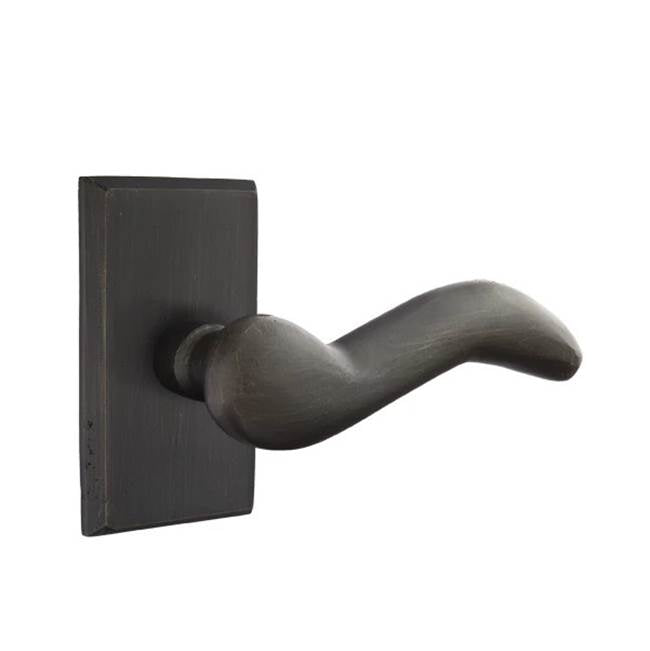Emtek - Passage, No.3 Rosette, Cody Lever, RH, MB - Medium Bronze Patina