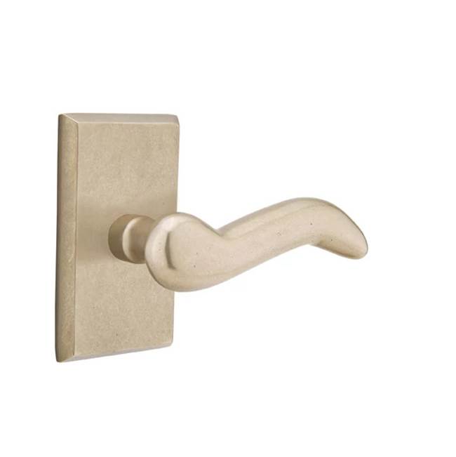 Emtek - Passage, No.3 Rosette, Cody Lever, RH, TWB - Tumbled White Bronze