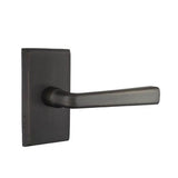Emtek - Privacy, No.3 Rosette, Cimarron Lever, RH, MB - Medium Bronze Patina