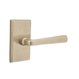Emtek - Passage, No.3 Rosette, Cimarron Lever, RH, TWB - Tumbled White Bronze