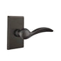 Emtek - Dummy, No.3 Rosette, Durango Lever, FB - Flat Black Bronze Patina