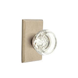 Emtek - Dummy, No.3 Rosette, Georgetown Knob, TWB - Tumbled White Bronze