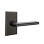 Emtek - Concealed, Privacy, No.3 Rosette, Lariat Lever, FB - Flat Black Bronze Patina