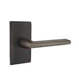 Emtek - Privacy, No.3 Rosette, Lariat Lever, RH, MB - Medium Bronze Patina