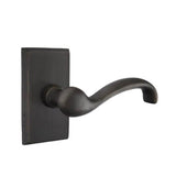 Emtek - Passage, No.3 Rosette, Teton Lever, RH, MB - Medium Bronze Patina