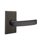 Emtek - Passage, No.3 Rosette, Yuma Lever, LH, FB - Flat Black Bronze Patina