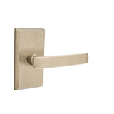 Emtek - Passage, No.3 Rosette, Yuma Lever, LH, TWB - Tumbled White Bronze