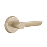 Emtek - Passage, No.2 Rosette, Aurora Lever, LH, TWB - Tumbled White Bronze