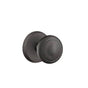 Emtek - Privacy, No.2 Rosette, Butte Knob, FB - Flat Black Bronze Patina