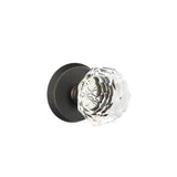 Emtek - Passage, No.2 Rosette, Diamond Crystal Knob, MB - Medium Bronze Patina