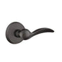 Emtek - Passage, No.2 Rosette, Durango Lever, RH, FB - Flat Black Bronze Patina