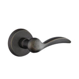 Emtek - Concealed, Passage, No.2 Rosette, Durango Lever, MB - Medium Bronze Patina