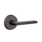 Emtek - Privacy, No.2 Rosette, Lariat Lever, LH, FB - Flat Black Bronze Patina