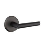 Emtek - Privacy, No.2 Rosette, Mariposa Lever, RH, FB - Flat Black Bronze Patina