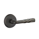 Emtek - Passage, No.2 Rosette, Montrose Lever, LH, MB - Medium Bronze Patina