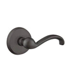 Emtek - Passage, No.2 Rosette, Teton Lever, LH, FB - Flat Black Bronze Patina