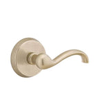 Emtek - Privacy, No.2 Rosette, Teton Lever, RH, TWB - Tumbled White Bronze