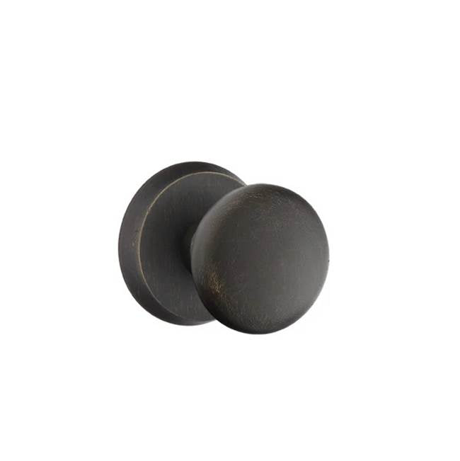 Emtek - Concealed, Passage, No.2 Rosette, Winchester Knob, MB - Medium Bronze Patina