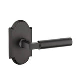 Emtek - Passage, No.1 Rosette, Bryce Lever, LH, FB - Flat Black Bronze Patina