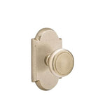 Emtek - Dummy, No.1 Rosette, Butte Knob, TWB - Tumbled White Bronze