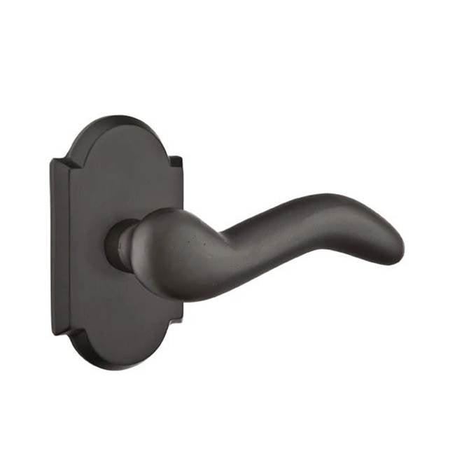 Emtek - Concealed, Privacy, No.1 Rosette, Cody Lever, FB - Flat Black Bronze Patina