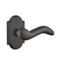Emtek - Concealed, Privacy, No.1 Rosette, Cody Lever, FB - Flat Black Bronze Patina
