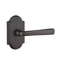 Emtek - Dummy, No.1 Rosette, Cimarron Lever, FB - Flat Black Bronze Patina