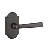Emtek - Passage, No.1 Rosette, Cimarron Lever, RH, FB - Flat Black Bronze Patina