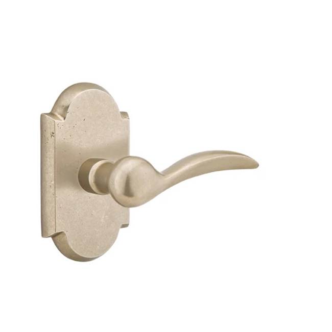 Emtek - Concealed, Passage, No.1 Rosette, Durango Lever, TWB - Tumbled White Bronze