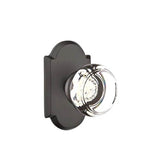 Emtek - Dummy, No.1 Rosette, Georgetown Knob, FB - Flat Black Bronze Patina